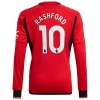 Officiële Voetbalshirt Manchester United Rashford 10 Thuis 2023-24 Lange Mouw - Heren